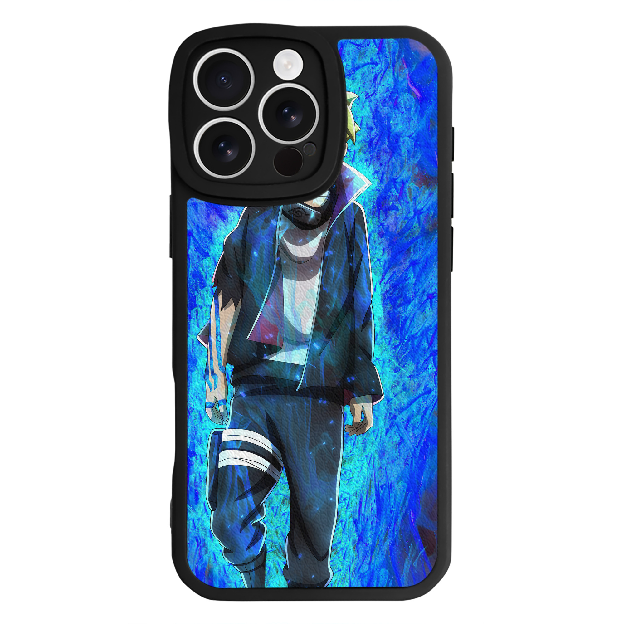 （画像用） NARUTO -ナルト- NARUTO -ナルト- 疾風伝 【iPhone 16シリーズ対応】シリコンスマホケース（レザー調） 材質：シリコン
